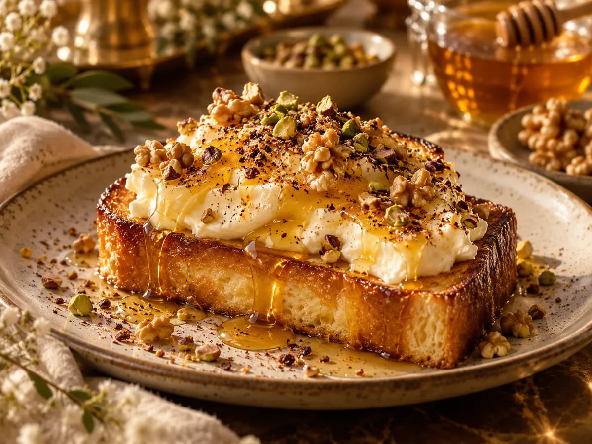 Honey, Kaymak & Brioche